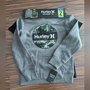 Hurley youth 10/12 hoodie and T shirt Brand New
